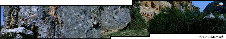 Panoramique des alentours des chutes de tiré du film